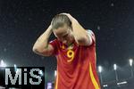 23.07.2025, UEFA Frauen-Europameisterschaft 2025 in der Schweiz. Halbfinale, Deutschland - Spanien, Im Stadion Letzigrund Zrich. Frustrierte deutsche Spielerinnen nach der Niederlage im Halbfinale, Torhterin Ann-Katrin Berger (Deutschland) bei den Fans 