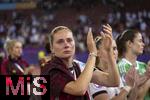 23.07.2025, UEFA Frauen-Europameisterschaft 2025 in der Schweiz. Halbfinale, Deutschland - Spanien, Im Stadion Letzigrund Zrich. Sjoeke Nsken (Deutschland) nach dem Spiel frustriert.