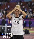 23.07.2025, UEFA Frauen-Europameisterschaft 2025 in der Schweiz. Halbfinale, Deutschland - Spanien, Im Stadion Letzigrund Zrich. Frust bei den Deutschen Spielerinnen nach der Niederlage, Linda Dallmann (Deutschland) nachdenklich 