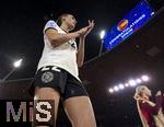 23.07.2025, UEFA Frauen-Europameisterschaft 2025 in der Schweiz. Halbfinale, Deutschland - Spanien, Im Stadion Letzigrund Zrich. Frust bei den Deutschen Spielerinnen nach der Niederlage, Jule Brand (Deutschland) nachdenklich 