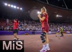 23.07.2025, UEFA Frauen-Europameisterschaft 2025 in der Schweiz. Halbfinale, Deutschland - Spanien, Im Stadion Letzigrund Zrich. Frust bei den Deutschen Spielerinnen nach der Niederlage, Giulia Gwinn (Deutschland) bei den Fans 