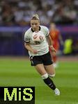 23.07.2025, UEFA Frauen-Europameisterschaft 2025 in der Schweiz. Halbfinale, Deutschland - Spanien, Im Stadion Letzigrund Zrich. Franziska Kett (Deutschland) am Ball 