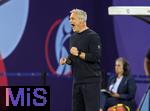 23.07.2025, UEFA Frauen-Europameisterschaft 2025 in der Schweiz. Halbfinale, Deutschland - Spanien, Im Stadion Letzigrund Zrich. Trainer Christian Wck (Deutschland) in Rage 