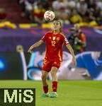 23.07.2025, UEFA Frauen-Europameisterschaft 2025 in der Schweiz. Halbfinale, Deutschland - Spanien, Im Stadion Letzigrund Zrich. Patri Guijarro (Spanien) am Ball 