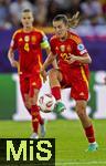 23.07.2025, UEFA Frauen-Europameisterschaft 2025 in der Schweiz. Halbfinale, Deutschland - Spanien, Im Stadion Letzigrund Zrich. Patri Guijarro (Spanien) am Ball 