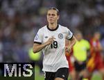 23.07.2025, UEFA Frauen-Europameisterschaft 2025 in der Schweiz. Halbfinale, Deutschland - Spanien, Im Stadion Letzigrund Zrich. Klara Bhl (Deutschland) nachdenklich 