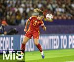 23.07.2025, UEFA Frauen-Europameisterschaft 2025 in der Schweiz. Halbfinale, Deutschland - Spanien, Im Stadion Letzigrund Zrich. Alexia Putellas (Spanien) Kopfball.