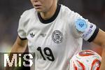 23.07.2025, UEFA Frauen-Europameisterschaft 2025 in der Schweiz. Halbfinale, Deutschland - Spanien, Im Stadion Letzigrund Zrich. Klara Bhl (Deutschland) DFB-Logo auf dem Trikot  