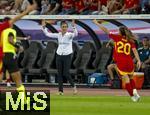 23.07.2025, UEFA Frauen-Europameisterschaft 2025 in der Schweiz. Halbfinale, Deutschland - Spanien, Im Stadion Letzigrund Zrich. Trainerin Montserrat Tome (Spanien) an der Seitenlinie.