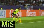 23.07.2025, UEFA Frauen-Europameisterschaft 2025 in der Schweiz. Halbfinale, Deutschland - Spanien, Im Stadion Letzigrund Zrich. Linienrichterin Fabrini Bevilaqua (Brasilien) in Aktion.