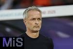 23.07.2025, UEFA Frauen-Europameisterschaft 2025 in der Schweiz. Halbfinale, Deutschland - Spanien, Im Stadion Letzigrund Zrich. Trainer Christian Wck (Deutschland) nachdenklich 
