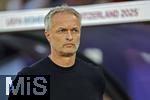 23.07.2025, UEFA Frauen-Europameisterschaft 2025 in der Schweiz. Halbfinale, Deutschland - Spanien, Im Stadion Letzigrund Zrich. Trainer Christian Wck (Deutschland) nachdenklich 