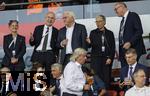 23.07.2025, UEFA Frauen-Europameisterschaft 2025 in der Schweiz. Halbfinale, Deutschland - Spanien, Im Stadion Letzigrund Zrich. Ehrentribne mit  DFB Prsident Bernd Neuendorf (Deutschland), Bundesprsident Deutschland Frank Walter Steinmeier,  