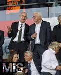23.07.2025, UEFA Frauen-Europameisterschaft 2025 in der Schweiz. Halbfinale, Deutschland - Spanien, Im Stadion Letzigrund Zrich. Ehrentribne mit  DFB Prsident Bernd Neuendorf (Deutschland), Bundesprsident Deutschland Frank Walter Steinmeier,  