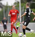 25.07.2025, Fussball 1. Bundesliga 2025/2026,  Testspiel Rot-Weiss Essen - FC Augsburg, im Donaustadion Dillingen, Schwaben. Kristjan Jakic (FC Augsburg) 
 

