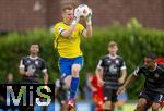 25.07.2025, Fussball 1. Bundesliga 2025/2026,  Testspiel Rot-Weiss Essen - FC Augsburg, im Donaustadion Dillingen, Schwaben. Torwart Jakob-Karl Golz (Essen) in Aktion.