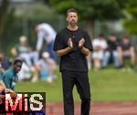 25.07.2025, Fussball 1. Bundesliga 2025/2026,  Testspiel Rot-Weiss Essen - FC Augsburg, im Donaustadion Dillingen, Schwaben. Trainer Sandro Wagner (FC Augsburg) 
