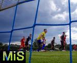 25.07.2025, Fussball 1. Bundesliga 2025/2026,  Testspiel Rot-Weiss Essen - FC Augsburg, im Donaustadion Dillingen, Schwaben. 
 

