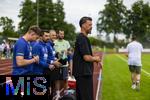 25.07.2025, Fussball 1. Bundesliga 2025/2026,  Testspiel Rot-Weiss Essen - FC Augsburg, im Donaustadion Dillingen, Schwaben. Trainer Sandro Wagner (FC Augsburg) 

