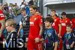 25.07.2025, Fussball 1. Bundesliga 2025/2026,  Testspiel Rot-Weiss Essen - FC Augsburg, im Donaustadion Dillingen, Schwaben. Kristjan Jakic (FC Augsburg) 


