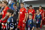 25.07.2025, Fussball 1. Bundesliga 2025/2026,  Testspiel Rot-Weiss Essen - FC Augsburg, im Donaustadion Dillingen, Schwaben. Robin Fellhauer (Augsburg) 

