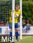 25.07.2025, Fussball 1. Bundesliga 2025/2026,  Testspiel Rot-Weiss Essen - FC Augsburg, im Donaustadion Dillingen, Schwaben. Torwart Jakob-Karl Golz (Essen) 

