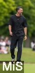 25.07.2025, Fussball 1. Bundesliga 2025/2026,  Testspiel Rot-Weiss Essen - FC Augsburg, im Donaustadion Dillingen, Schwaben. Trainer Sandro Wagner (FC Augsburg) an der Seitenlinie.  

