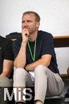 25.07.2025, Fussball 1. Bundesliga 2025/2026,  Testspiel Rot-Weiss Essen - FC Augsburg, im Donaustadion Dillingen, Schwaben.  Benjamin Benni Weber (Sportdirektor FC Augsburg)  
 
