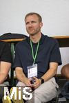 25.07.2025, Fussball 1. Bundesliga 2025/2026,  Testspiel Rot-Weiss Essen - FC Augsburg, im Donaustadion Dillingen, Schwaben.  Benjamin Benni Weber (Sportdirektor FC Augsburg)  
 
