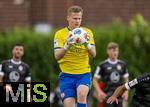 25.07.2025, Fussball 1. Bundesliga 2025/2026,  Testspiel Rot-Weiss Essen - FC Augsburg, im Donaustadion Dillingen, Schwaben. Torwart Jakob-Karl Golz (Essen) 


