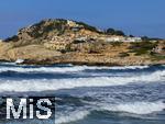 23.07.2025,  Beliebtes Reiseziel der Deutschen, Mallorca. Hier Cala Ratjada am Strand Cala Agulla. 