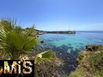 23.07.2025,  Beliebtes Reiseziel der Deutschen, Mallorca. Hier Cala Ratjada am Hafen.