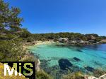 23.07.2025,  Beliebtes Reiseziel der Deutschen, Mallorca. Hier Cala Ratjada am traumhaften kleinen Strand Cala Gat. 