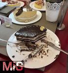 23.07.2025,  Beliebtes Reiseziel der Deutschen, Mallorca. Hotel in Cala Ratjada, Kuchenbuffet.