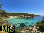23.07.2025,  Beliebtes Reiseziel der Deutschen, Mallorca. Hier Cala Ratjada am traumhaften kleinen Strand Cala Gat. 
