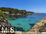 23.07.2025,  Beliebtes Reiseziel der Deutschen, Mallorca. Hier Cala Ratjada am traumhaften kleinen Strand Cala Gat. 