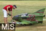 06.07.2025, Bad Wrishofen im Unterallgu, 60 Jahre Jubilumsflugtag des Modellflugplatz MFC-Bad Wrishofen,  Dsen-Modellflugzeug in der Luft. Gebaut von Gernot Bruckmann