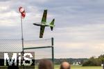 06.07.2025, Bad Wrishofen im Unterallgu, 60 Jahre Jubilumsflugtag des Modellflugplatz MFC-Bad Wrishofen,  Dsen-Modellflugzeug in der Luft. Gebaut von Gernot Bruckmann  