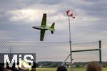 06.07.2025, Bad Wrishofen im Unterallgu, 60 Jahre Jubilumsflugtag des Modellflugplatz MFC-Bad Wrishofen,  Dsen-Modellflugzeug in der Luft. Gebaut von Gernot Bruckmann  