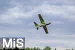 06.07.2025, Bad Wrishofen im Unterallgu, 60 Jahre Jubilumsflugtag des Modellflugplatz MFC-Bad Wrishofen,  Dsen-Modellflugzeug in der Luft. Gebaut von Gernot Bruckmann  