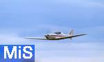 06.07.2025, Bad Wrishofen im Unterallgu, 60 Jahre Jubilumsflugtag des Modellflugplatz MFC-Bad Wrishofen, Auch Manntragende Flugzeuge bereichern die Show, Aerospool WT9 Dynamic, D-MHWR, einmotoriges zweisitziges 3-achsgesteuertes Ultraleichtflugzeug.  