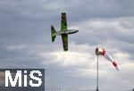 06.07.2025, Bad Wrishofen im Unterallgu, 60 Jahre Jubilumsflugtag des Modellflugplatz MFC-Bad Wrishofen,  Dsen-Modellflugzeug in der Luft. Gebaut von Gernot Bruckmann  