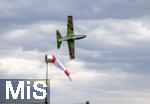 06.07.2025, Bad Wrishofen im Unterallgu, 60 Jahre Jubilumsflugtag des Modellflugplatz MFC-Bad Wrishofen,  Dsen-Modellflugzeug in der Luft. Gebaut von Gernot Bruckmann  