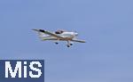 06.07.2025, Bad Wrishofen im Unterallgu, 60 Jahre Jubilumsflugtag des Modellflugplatz MFC-Bad Wrishofen, Auch Manntragende Flugzeuge bereichern die Show, Ultraleichtflugzeug.  Dyn Aero MCR-01 Sportster, F-PMDC, SE-Aviation MCR ist ein Kleinflugzeug  