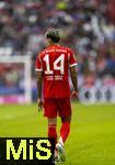 02.08.2025, Fussball Bundesliga 2025/2026, Freundschaftsspiel, FC Bayern Mnchen - Olympique Lyon, in der Allianz-Arena Mnchen,  Luis Diaz (FC Bayern Mnchen) von Hinten