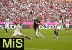 07.08.2025, Fussball Bundesliga 2025/2026, Freundschaftsspiel, Telekom-Cup, FC Bayern Mnchen - Tottenham Hotspur, in der Allianz-Arena Mnchen, Harry Kane (FC Bayern Mnchen) trifft zum 1:0.