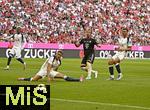 07.08.2025, Fussball Bundesliga 2025/2026, Freundschaftsspiel, Telekom-Cup, FC Bayern Mnchen - Tottenham Hotspur, in der Allianz-Arena Mnchen, Harry Kane (FC Bayern Mnchen) erzielt hier das 1:0