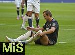 07.08.2025, Fussball Bundesliga 2025/2026, Freundschaftsspiel, Telekom-Cup, FC Bayern Mnchen - Tottenham Hotspur, in der Allianz-Arena Mnchen, Harry Kane (FC Bayern Mnchen) am Boden
