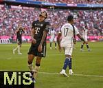 07.08.2025, Fussball Bundesliga 2025/2026, Freundschaftsspiel, Telekom-Cup, FC Bayern Mnchen - Tottenham Hotspur, in der Allianz-Arena Mnchen, Luis Diaz (FC Bayern Mnchen) rgert sich