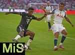 07.08.2025, Fussball Bundesliga 2025/2026, Freundschaftsspiel, Telekom-Cup, FC Bayern Mnchen - Tottenham Hotspur, in der Allianz-Arena Mnchen, v.l. Kingsley Coman (FC Bayern Mnchen) gegen Brennan Johnson (Tottenham Hotspur) 